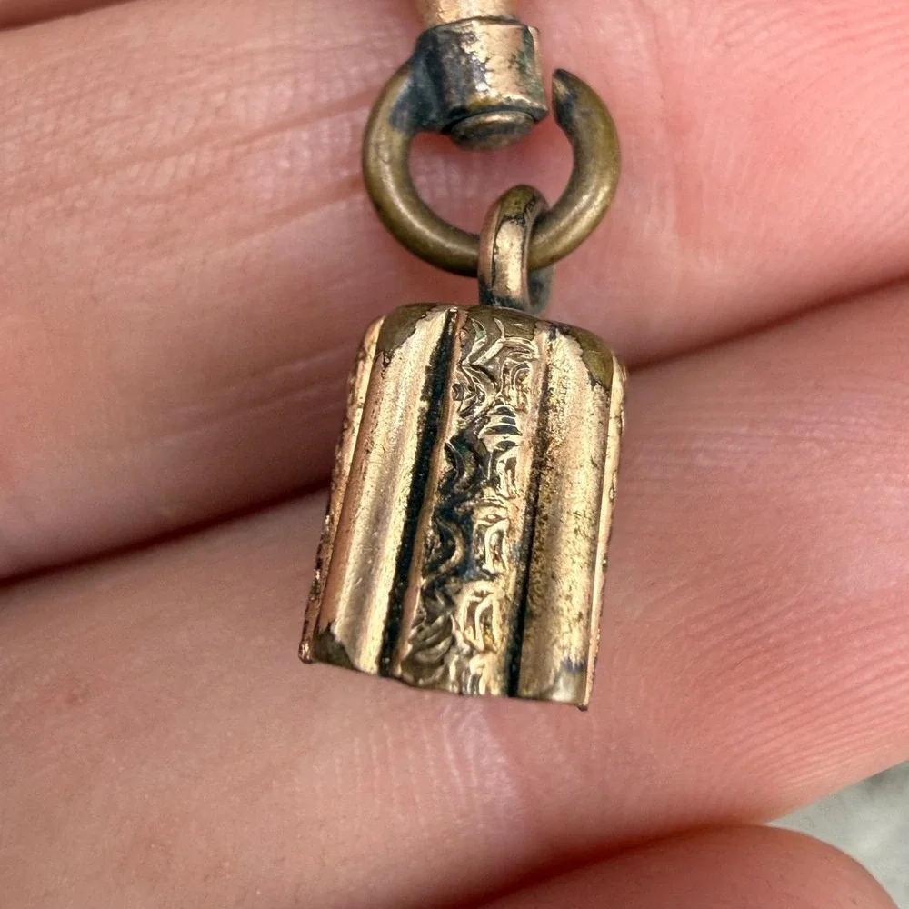 Vintage Dog Clip Watch Fob Attachment Gold Filled